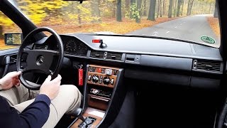 Mercedes W124 300E Short Autumn drive [upl. by Aehsal100]