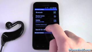 How To Pair Bluetooth On Android [upl. by Aerdnaek]