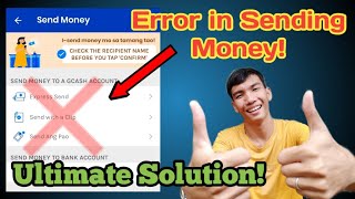 Error in Sending Money in Gcash  How to fix it [upl. by Aisats]