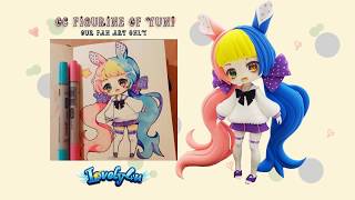 9】How to make anime figure Yunniho【Air Dry Clay Tutorial DIYLovely4u】 [upl. by Rickey]