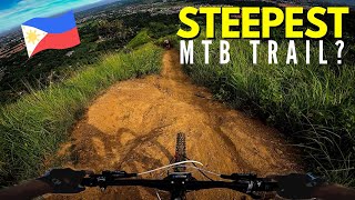 PHILIPPINES STEEPEST MTB TRAIL IVE RIDDEN Trail Ride 1 [upl. by Divd]