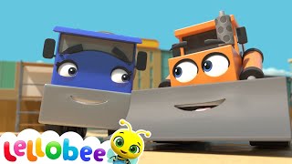 Lets BUILD Building Site Song  Nursery Rhymes and Kids Songs  Lellobee [upl. by Teerprah]