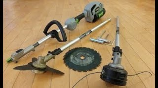 How to Attach Brush Cutter Blades to your EGO Trimmer [upl. by Michi]