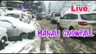 Manali live today  Snowfall in Manali  Snowfall in Shimla [upl. by Leunammi891]