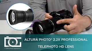 TUTORIAL  22x Professional Telephoto HD Lens Adapter for NIKON amp CANON Cameras [upl. by Ayotol]