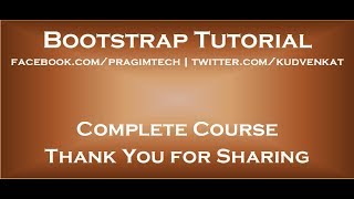 Bootstrap tutorial for beginners [upl. by Buzzell790]