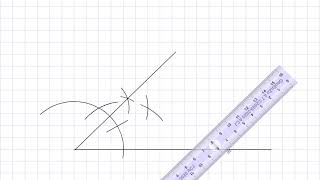 Matematika 6 razred  Konstrukcija ugla od 45 stepeni [upl. by Enilecram]