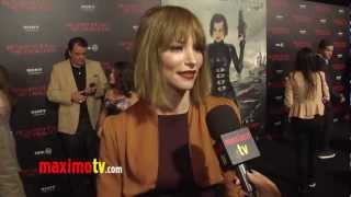 Sienna Guillory Interview at quotResident Evil Retributionquot Los Angeles Premiere [upl. by Maighdiln]