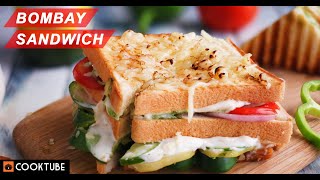 Bombay Sandwich Recipe  Mumbai Style Chutney Sandwich Recipe  Mumbai Street Food [upl. by Edas]