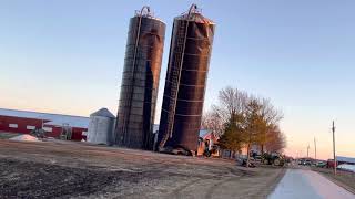 Harvestor Silo Demolition [upl. by Atinad562]