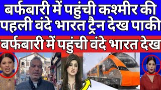 Kashmir mein vande bhaarat train pahunchate he aansoo rok nahin pae Kashmiri🔥😱  Pakistani Reaction [upl. by Warenne468]