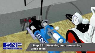 Posttensioned slab procedure [upl. by Enitsugua]