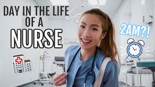 Day in the life of a Nurse  16 hour shift [upl. by Cacie]