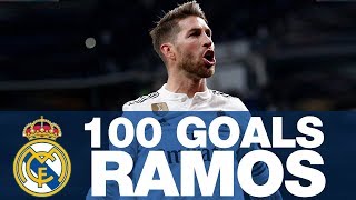 SERGIO RAMOS 100 GOALS [upl. by Glavin]