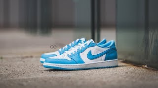 Nike SB x Air Jordan 1 Low Eric Koston quotUNCquot Review amp OnFeet [upl. by Venice]