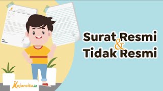 Surat Resmi dan Tidak Resmi  Bahasa Indonesia SD [upl. by Aggappera]