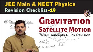 Satellite Motion  Revision Checklist 19 for JEE Main amp NEET Physics [upl. by Ame]