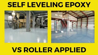 The Differences between Self Leveling Epoxy and Roller Applied [upl. by Ecilahs]