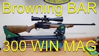 Browning BAR 300 Winchester Magnum [upl. by Atnad]