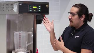 How to Calibrate Your Curtis G3 Commercial Coffee Maker [upl. by Seward]