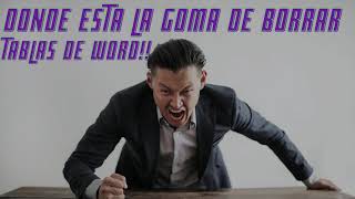 ✅WORD Como ENCONTRAR el BORRADOR De Tabla  GOMA DE BORRAR  en word ✅ En 2 Minutos No Busques Más [upl. by Edaj]