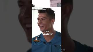 Ronaldo Explains How to Say “SIII” 😂 [upl. by Acisset]