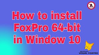 How to Install Fox Pro 64bit in Window 10  Subscribe Techno AbhijeeT [upl. by Webster651]