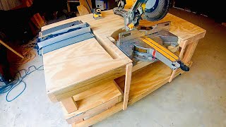 DIY Workbench With a SECRET [upl. by Ettellocin]