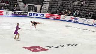 Kaori Sakamoto SP Practice Skate America 2022 [upl. by Nonnarb]