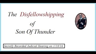 Disfellowshipping caught on tape Jehovahs Witnesses Secretely Recorded Judicial Hearing [upl. by Dnaltroc]