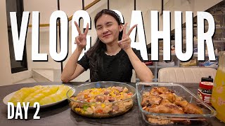 SAHUR DAY 2 WIM LIMSTEM WIM DOMT JUDGM  VLOG SAHUR RAMADHAN DAY 2 [upl. by Mcgill]