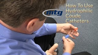 How To Use A Urinary Hydrophilic Coude Catheter [upl. by Eatnohs]