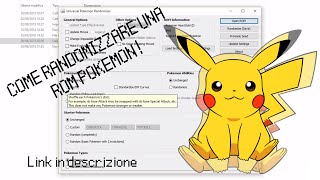 TUTORIAL Come Randomizzare Una Rom Pokemon  Download link [upl. by Tien864]