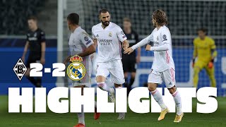 ⚽ GOALS AND HIGHLIGHTS  Borussia Mönchengladbach 22 Real Madrid [upl. by Hsejar]