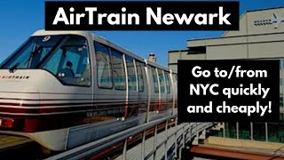 How To Use The Newark EWR Airport AirTrain NYC to EWR and EWR to NYC [upl. by Gnilyarg]