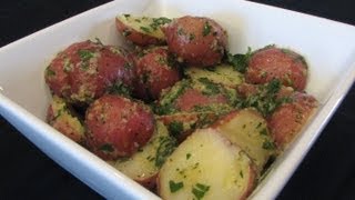 Herb Buttered Potatoes  Lynns Recipes [upl. by Nylyak]