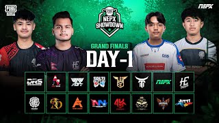 PUBG Mobile NEPX Showdown  Grand Finals Day 1 [upl. by Tama190]