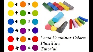 Como combinar colores con plastilina [upl. by Elnore507]