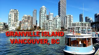 Exploring Granville Island Vancouver BC  What to do in Vancouver [upl. by Anaehs]