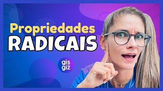 PROPRIEDADES DOS RADICAIS  RADICIAÇÃO  \Prof Gis [upl. by Anstus]