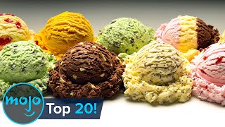 Top 20 Greatest Ice Cream Flavors of All Time [upl. by Yerak865]