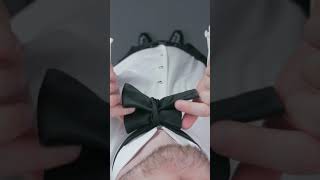 QUICKEST amp EASIEST Bow Tie Knot Shorts [upl. by Johnstone802]