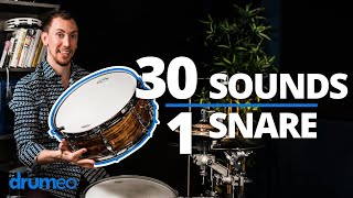 30 Snare Drum Sounds  No Tuning [upl. by Candice]