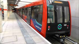 The Docklands Light Railway At Stratford Internationalwmv [upl. by Milas624]