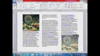 TUTORIAL  Como hacer un tríptico en Word 2010 [upl. by Maurreen]