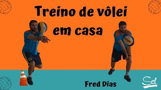 TREINO DE VÔLEI  EM CASA [upl. by Blight]