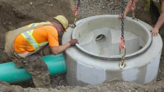 Manhole installation [upl. by Notneuq]