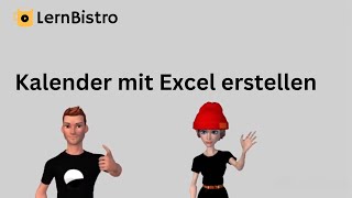 Kalender mit Excel erstellen [upl. by Arrej]