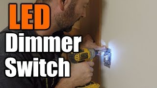 LED Dimmer Switch That Works  THE HANDYMAN [upl. by Yttel]