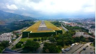 Beautiful Landing at Pereira City  Colombia  Cockpit View HD 1080p [upl. by Yrennalf844]